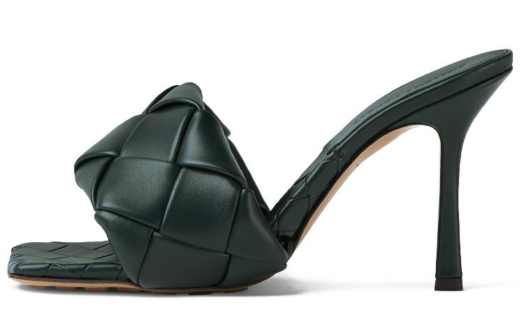 Bottega Veneta Lido 'Dark Green Intrecciato'