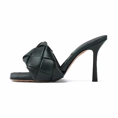 Bottega Veneta Lido 'Dark Green Intrecciato'