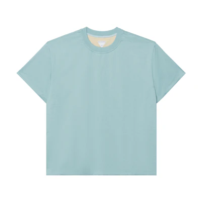 Bottega Veneta Light Blue Crewneck T-Shirt 744998V4DR03006