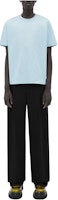 Bottega Veneta Light Blue Solid Cotton T-Shirt 744965VF1U04068 Bottega Veneta Light Blue Solid Cotton T-Shirt 744965VF1U04068