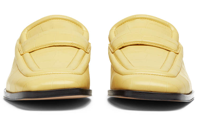 Bottega Veneta Loafer 'Light Yellow Embossed Leather' 圖 4