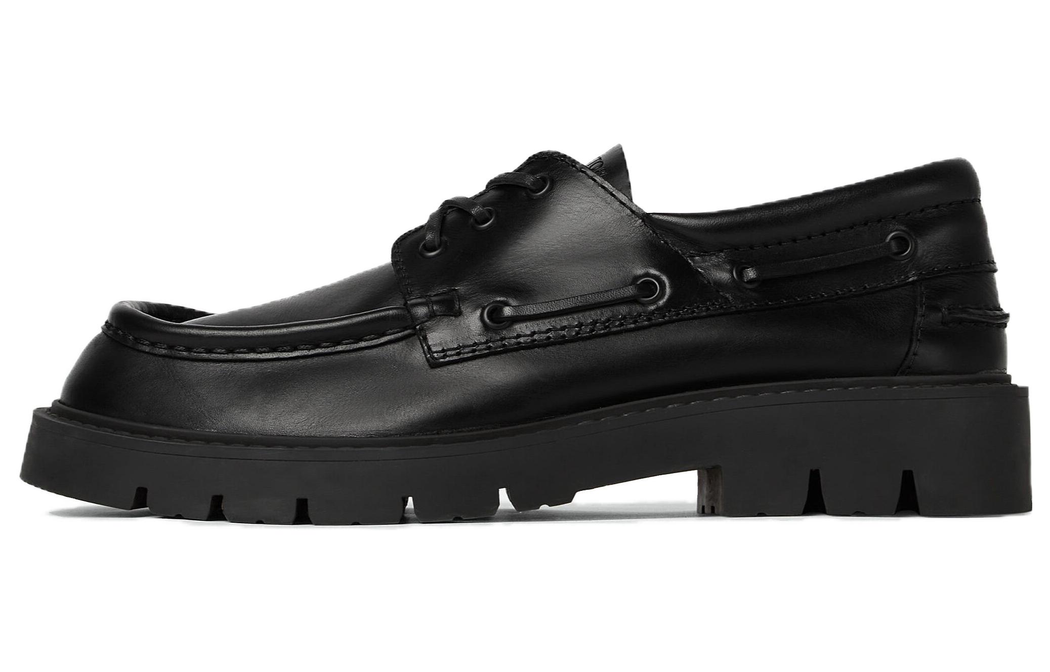 Bottega Veneta Loafer with Straps 'Fashion Black'