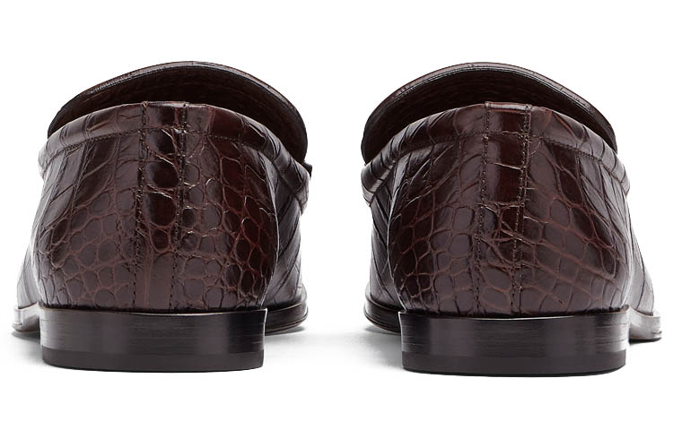 Bottega Veneta Loafers 'Embossed Leather Coffee' 圖 5