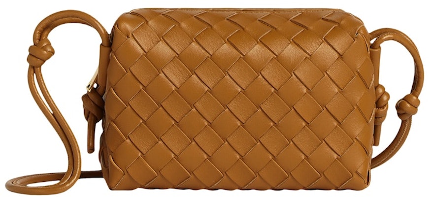 Bottega Veneta Loop Camera Bag Mini Intrecciato Camel Buy Bottega Veneta Loop Camera Bag Mini Intrecciato Camel