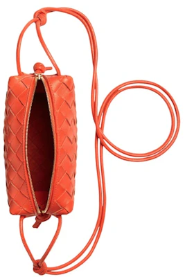 ボッテガ・ヴェネタ イントレチャート ループ カメラバッグ ミニ サンバースト Lookbook ボッテガ・ヴェネタ イントレチャート ループ カメラバッグ ミニ サンバースト