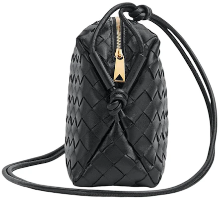 Bottega Veneta 小号黑色Loop Intrecciato相机包 Order Bottega Veneta 小号黑色Loop Intrecciato相机包