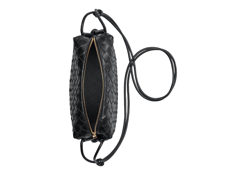 Bottega Veneta Loop Intrecciato Camera Bag Small Black 圖 3
