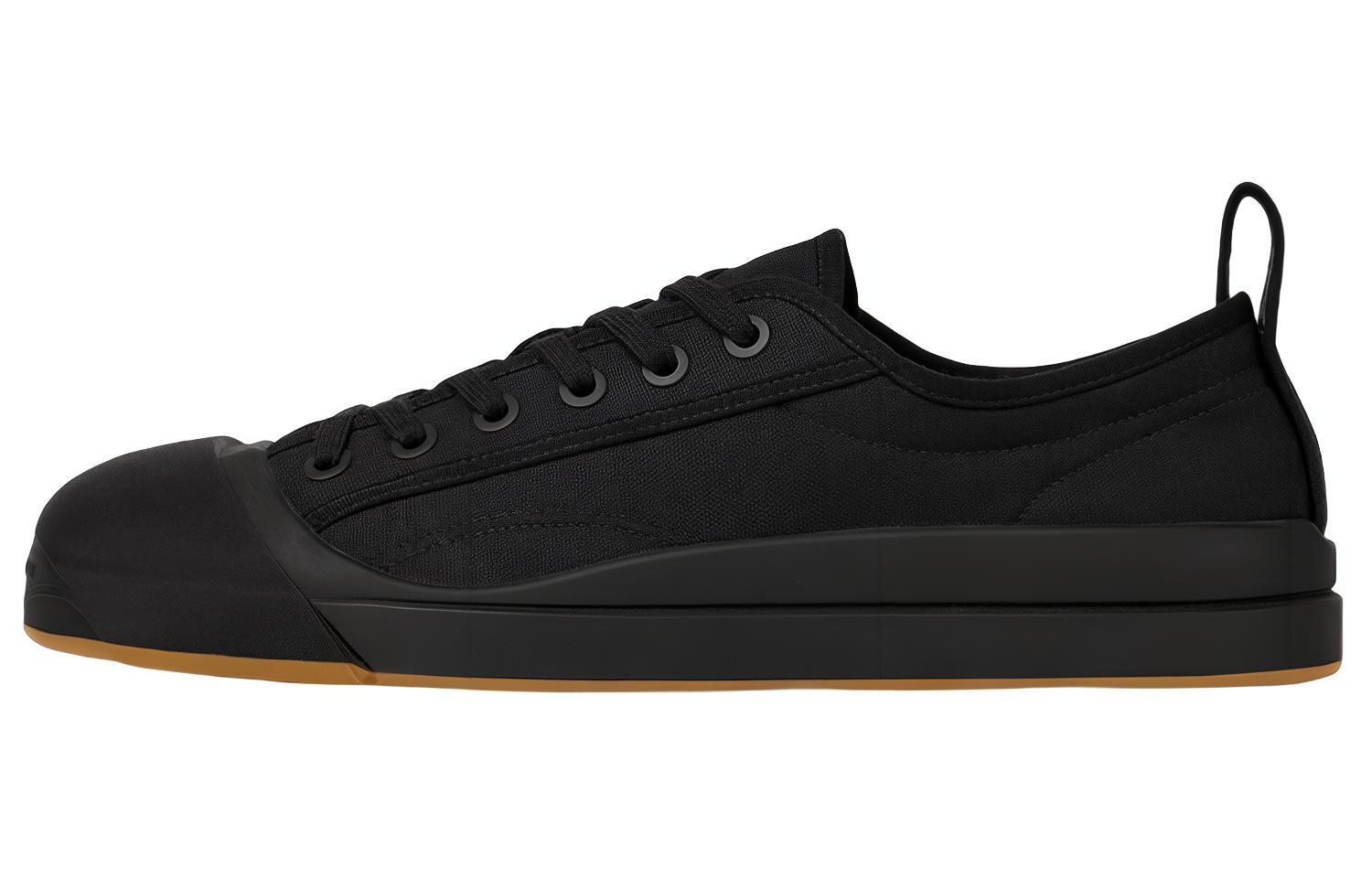 Bottega Veneta Low-Top Sneakers 'Black Canvas' 741360V2R101000