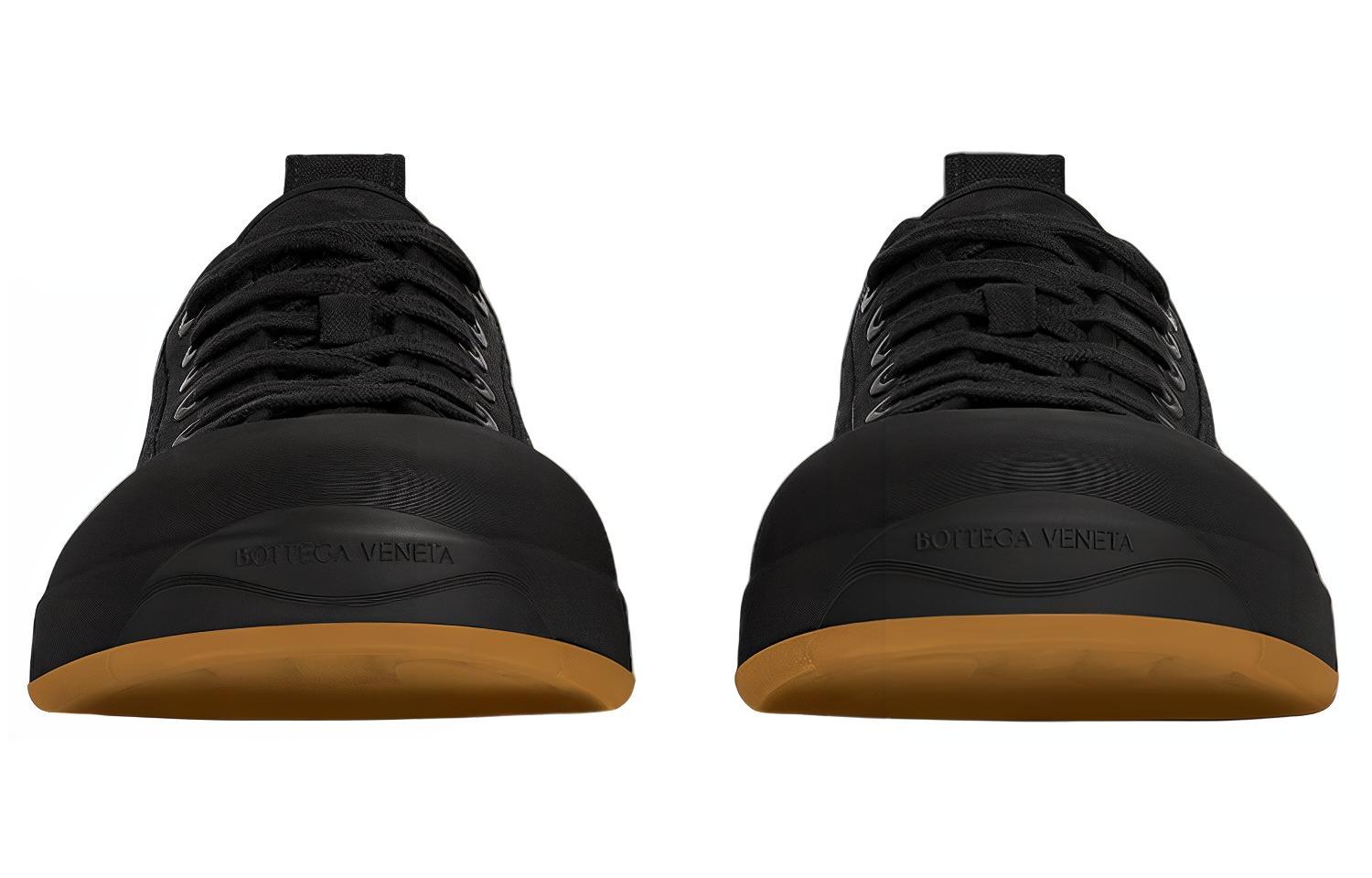Lookbook Zapatillas Bottega Veneta Low-Top 'Lona Negra' 741360V2R101000