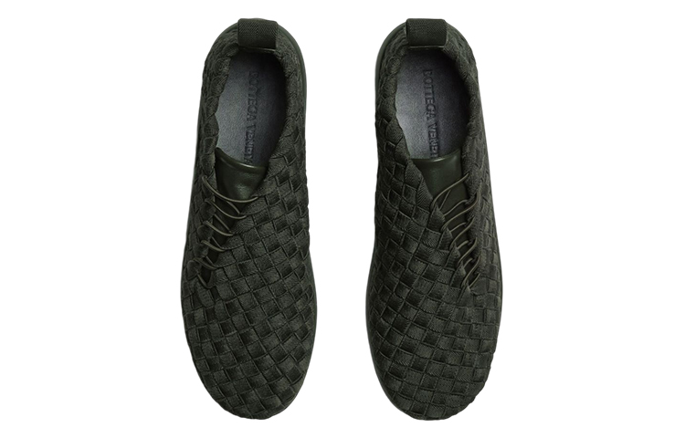 Lookbook Bottega Veneta Low 'Black Weave' Hitam Tenun 651306V0GV13223