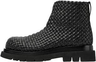 Bottega Veneta Lug Ankle Boot 'Black Zip Fashion' 716207V2EH01000 Bottega Veneta Lug Ankle Boot 'Black Zip Fashion' 716207V2EH01000