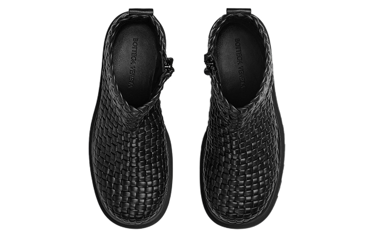 Lookbook Bottega Veneta Botas Lug Tobillo 'Negro Cremallera Moda' 716207V2EH01000