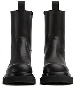 葆蝶家Lug靴子'黑色小牛皮' 716205VBS501000 Shop 葆蝶家Lug靴子'黑色小牛皮' 716205VBS501000