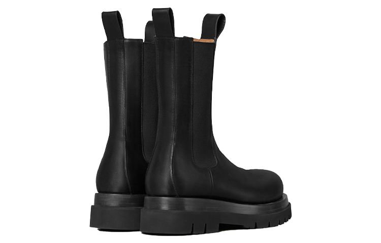 Shop Bota Bottega Veneta Lug 'Nero' 592081-VIFH0-1000