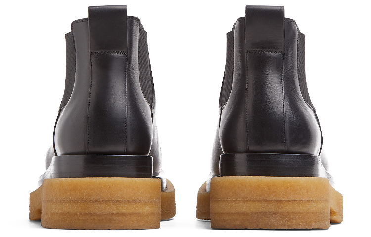 Purchase Bottega Veneta Bota Lug Cropped 'Negro Gum' 668369VBS501000