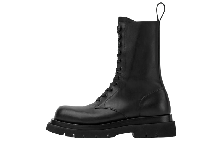 Bottega Veneta Lug Lace Boot 'Black' 715516VBS501000