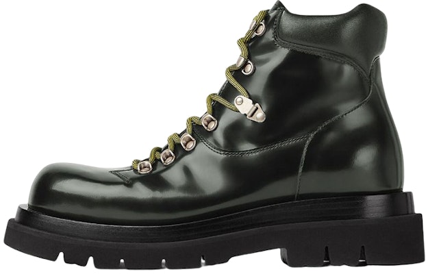 Bottega Veneta Lug Leather Lace-Up Boot 'Dark Green' 730230V20V03264 Buy Bottega Veneta Lug Leather Lace-Up Boot 'Dark Green' 730230V20V03264