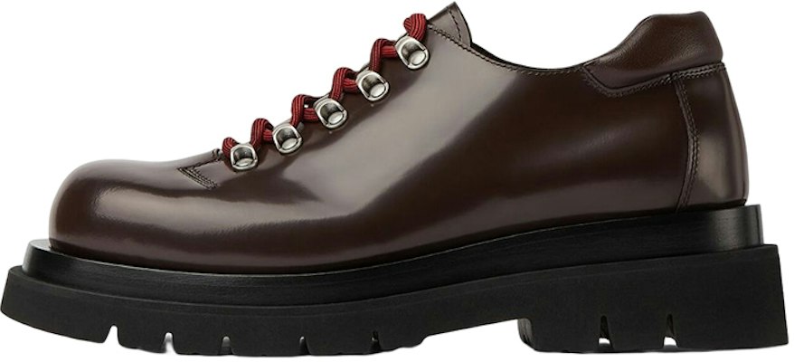 Bottega Veneta Lug Leather Lace-Up Casual Shoes Brown 730229V20V02113 Buy Bottega Veneta Lug Leather Lace-Up Casual Shoes Brown 730229V20V02113