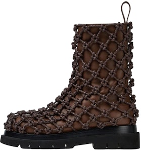보테가 베네타 다크체스트넛 가죽 우븐 짚 부츠 716206VBS522287 Buy 보테가 베네타 다크체스트넛 가죽 우븐 짚 부츠 716206VBS522287