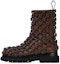 Buy Bottega Veneta Lug But Kulit Tenunan Zip 'Dark Chestnut' 716206VBS522287