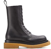 Bottega Veneta 葆蝶家 BV Lug 厚底長筒馬丁靴 黑棕 Order Bottega Veneta 葆蝶家 BV Lug 厚底長筒馬丁靴 黑棕