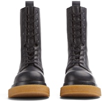 Bottega Veneta 葆蝶家 BV Lug 厚底長筒馬丁靴 黑棕 Shop Bottega Veneta 葆蝶家 BV Lug 厚底長筒馬丁靴 黑棕