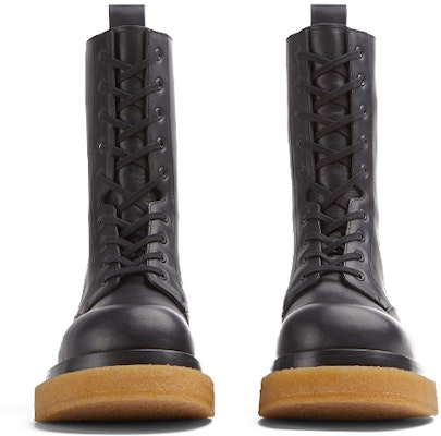Bottega Veneta Lug Military Boot 'Black' 667093VBS501000 Shop Bottega Veneta Lug Military Boot 'Black' 667093VBS501000