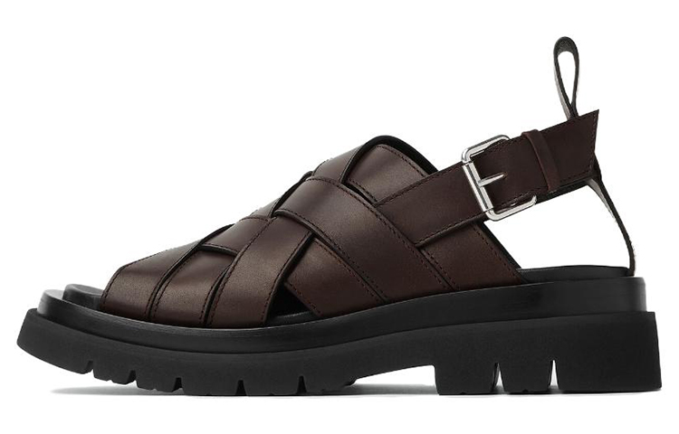 Buy 葆蝶家厚底凉鞋 '棕色' 755129VBS502113