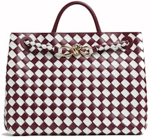 Bottega Veneta Medium Andiamo Bag Barolo/Glacier Bottega Veneta Medium Andiamo Bag Barolo/Glacier