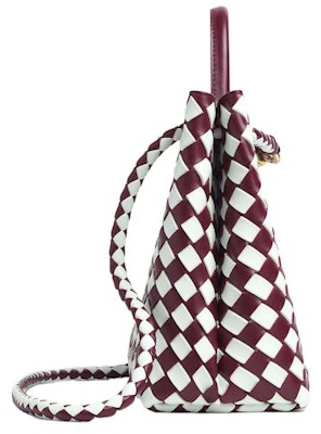 Beg Tangan Sederhana Bottega Veneta Andiamo Barolo/Glacier Order Beg Tangan Sederhana Bottega Veneta Andiamo Barolo/Glacier