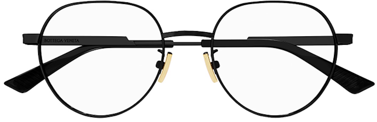 Bottega Veneta Bingkai Cermin Mata Oval Metalik Optikal BV1239O-001 Order Bottega Veneta Bingkai Cermin Mata Oval Metalik Optikal BV1239O-001