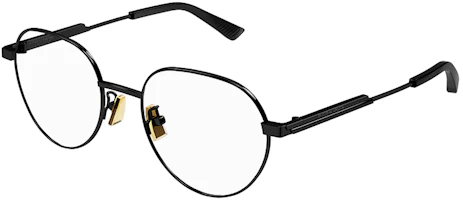 Lookbook Bottega Veneta 金屬橢圓光學眼鏡框 BV1239O-001