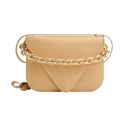 Bottega Veneta Mount Envelope Bag Almond