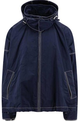 Bottega Veneta Navy Blue Hooded Full Zip Loose Fit Jacket 767969VF4K04121 Buy Bottega Veneta Navy Blue Hooded Full Zip Loose Fit Jacket 767969VF4K04121