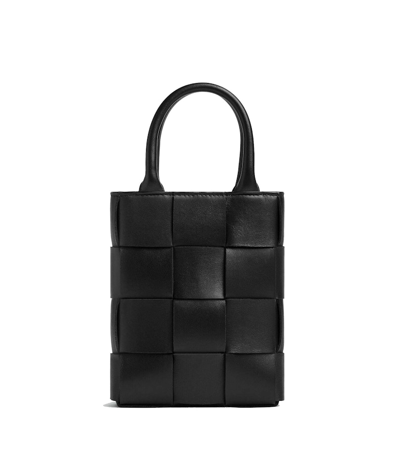 Bottega Veneta North South Cassette Tote Bag Mini Black