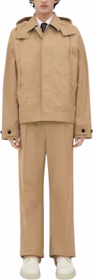 Bottega Veneta Oatmeal Hooded Button-Up Jacket 785253V4D709233 Buy Bottega Veneta Oatmeal Hooded Button-Up Jacket 785253V4D709233
