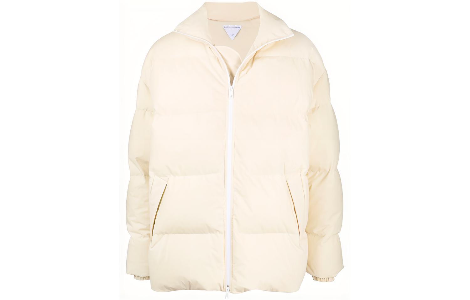 Buy Chaqueta Bottega Veneta Blanca Cremallera Manga Larga Plumas Hombre/Mujer 665999VKH509217