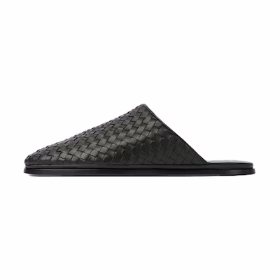 Bottega Veneta Open Back Slipper Nappa 'Dark Green'