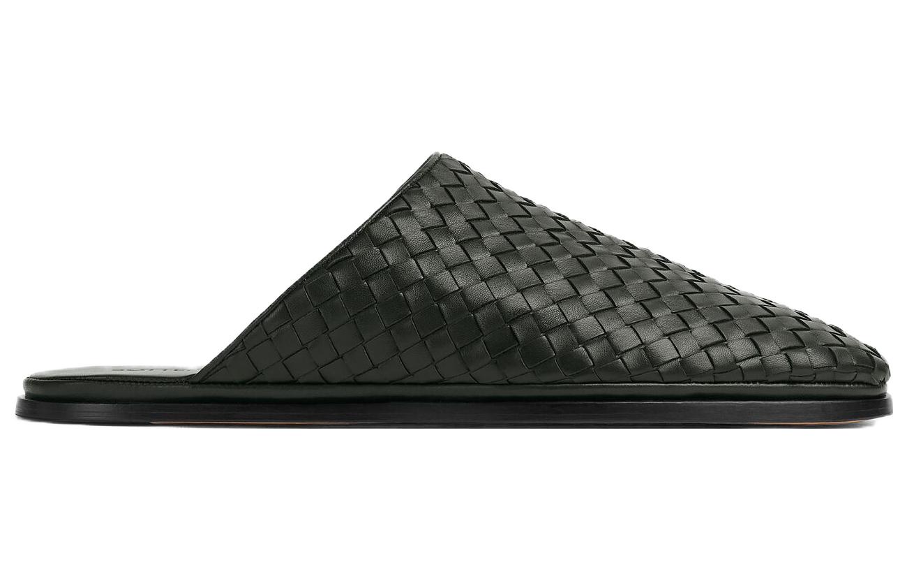 Bottega Veneta Open Back Slipper Nappa 'Dark Green' 圖 2