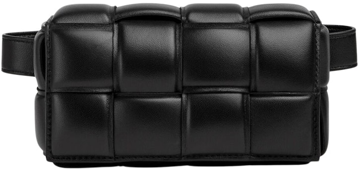 bottega-veneta-padded-cassette-belt-bag-intreccio-black