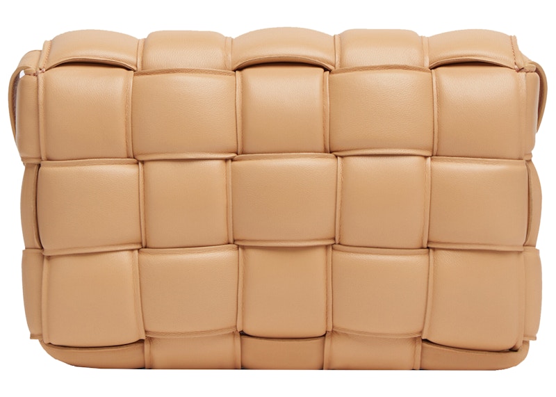 Order Bottega Veneta Padded Cassette Intrecciato Almond Beg Tangan