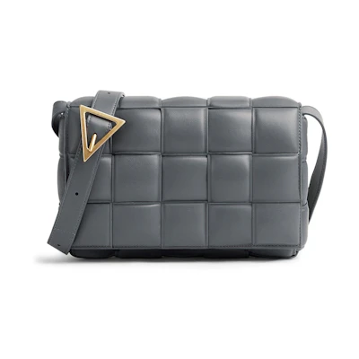 Bottega Veneta Padded Cassette Intrecciato Thunder