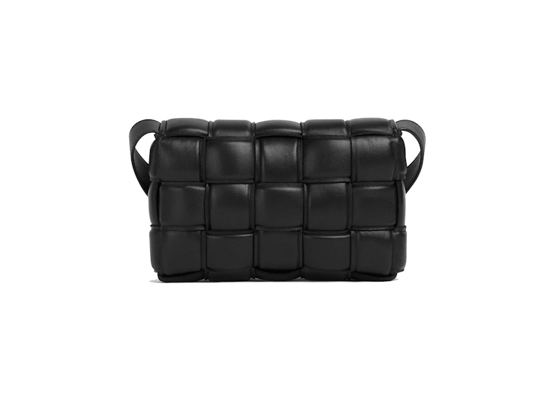 Order ボッテガ・ヴェネタ パデッドカセット スモールイントレッチオ ブラック