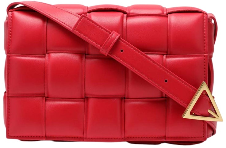 bottega-veneta-padded-intreccio-cassette-crossbody-red