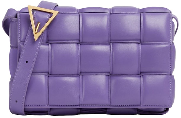 Bottega Veneta Padded Intreccio Cassette Crossbody Bag Purple Buy Bottega Veneta Padded Intreccio Cassette Crossbody Bag Purple