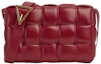 Buy ボッテガヴェネタ パデッドイントレッチョ カセッテ クロスボディバッグ ダークレッド