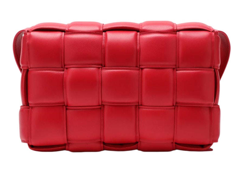 Order Bottega Veneta Bolso Bandolera Intreccio Acolchado Rojo