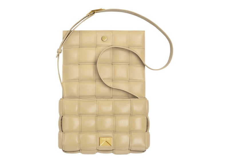 Order Bottega Veneta Padded Intreccio Cassette Crossbody Beg Porridge