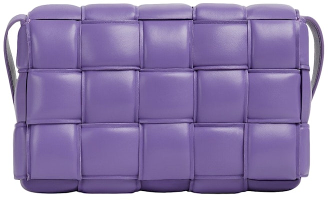 Beg Tali Sisi Bottega Veneta Padded Intreccio Cassette Ungu Lookbook Beg Tali Sisi Bottega Veneta Padded Intreccio Cassette Ungu