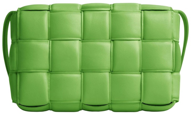 Bolso Cruzado Bottega Veneta Padded Intreccio Cassette Verde Ácido Lookbook Bolso Cruzado Bottega Veneta Padded Intreccio Cassette Verde Ácido